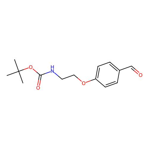 N-(2-(4-甲酰基苯氧基)乙基)氨基甲酸叔丁酯,tert-butyl (2-(4-formylphenoxy)ethyl)carbamate