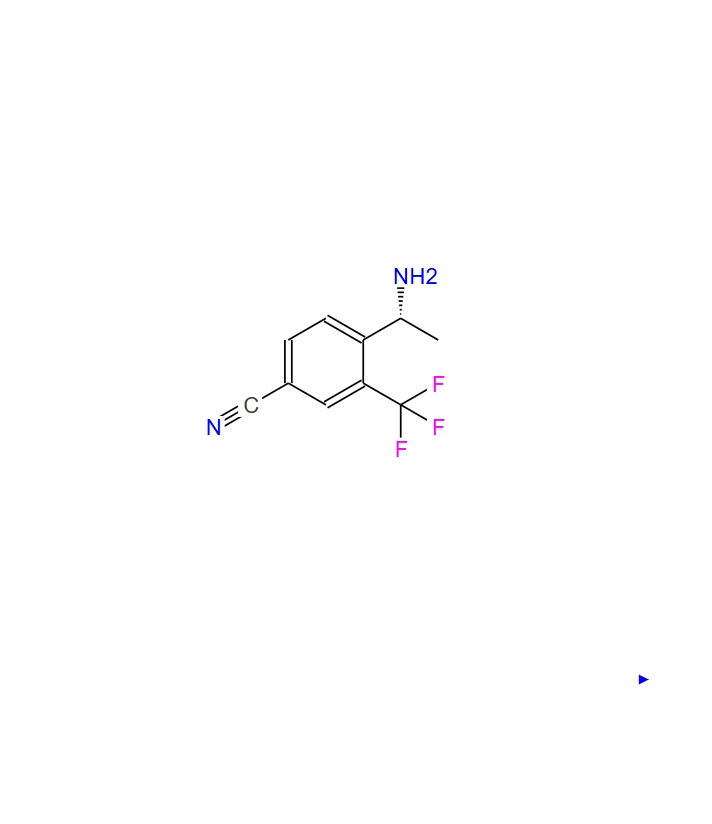 (R)-4-(1-氨乙基)-3-(三氟甲基)苄腈,(R)-4-(1-Aminoethyl)-3-(trifluoromethyl)benzonitrile