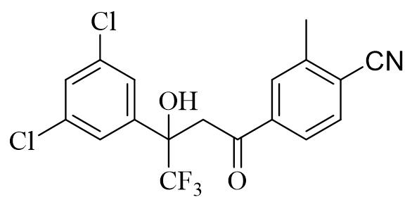 弗雷拉納中間體,4-[3-(3,5-Dichlorophenyl)-4,4,4-trifluoro-3-hydroxy-1-oxobutyl]-2-methylbenzonitrile