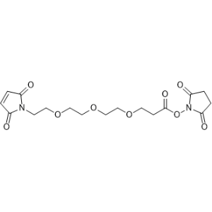 马来酰亚胺-PEG3-琥珀酰亚胺酯,Mal-PEG3-NHS ester