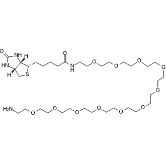 Biotin-PEG11-CH2CH2NH2,(+)-Biotin-PEG11-amine