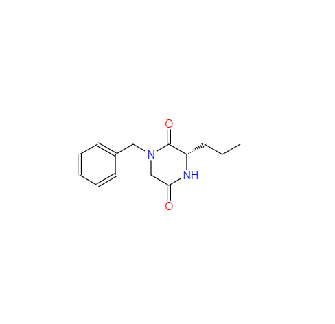 (S)-1-芐基-3-丙基哌嗪-2,5-二酮,2,5-Piperazinedione, 1-(phenylmethyl)-3-propyl-, (3S)-