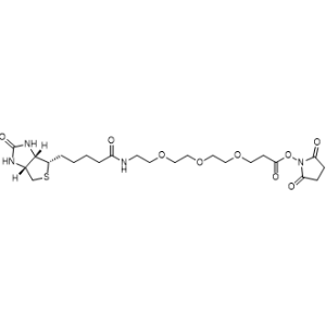 Biotin-PEG3-NHS ester,(+)-Biotin-PEG3-NHS Ester