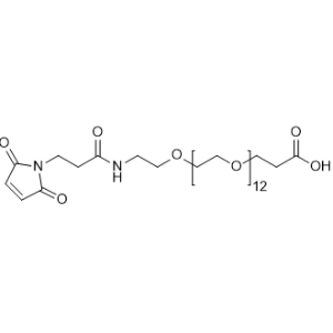 Mal-amido-PEG12-CH2CH2COOH,Mal-amido-PEG12-propionic acid