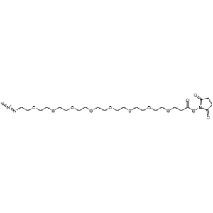 N3-PEG8-NHS,Azido-PEG8-NHS Ester