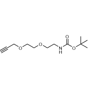 Propargyl-PEG2-NHBoc,t-Boc-N-Amido-PEG2-Propargyl