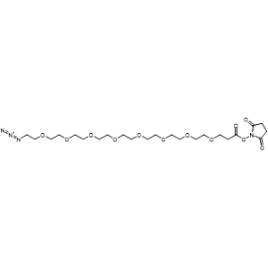 N3-PEG8-NHS,Azido-PEG8-NHS Ester