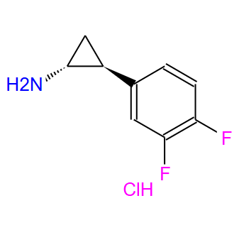 (1R,2S)-2-(3,4-二氟苯基)环丙胺盐酸盐,(1R,2S)-2-(3,4-difluorophenyl)cyclopropanaMine hydrochloride