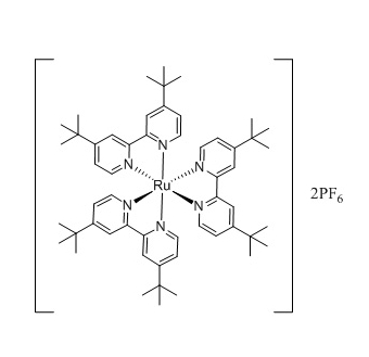 三[4,4'-二叔丁基-2,2'-聯(lián)吡啶]釕(II)二六氟磷酸鹽,Tris[4,4'-di-tert-butyl-2,2'-bipyridine] Ruthenium(II) dihexafluorophosphate