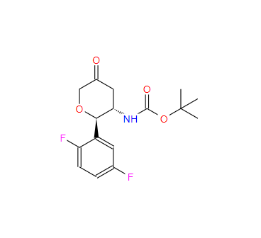 MK3102中間體,N-[(2R,3S)-2-(2,5-Difluorophenyl)tetrahydro-5-oxo-2H-pyran-3-yl]carbamic acid 1,1-dimethylethyl ester