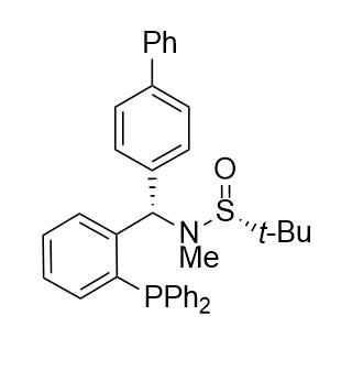 S(R)]-N-[(S)-1-[2-(二苯基膦)苯基]-(1,1'-联苯)甲基]-N-甲基-2-叔丁基亚磺酰胺,S(R)]-N-[(S)-[2-(Diphenylphosphino)phenyl]-(1,1'-biphenyl)methyl]-N,2-dimethyl-2-propanesulfinamide