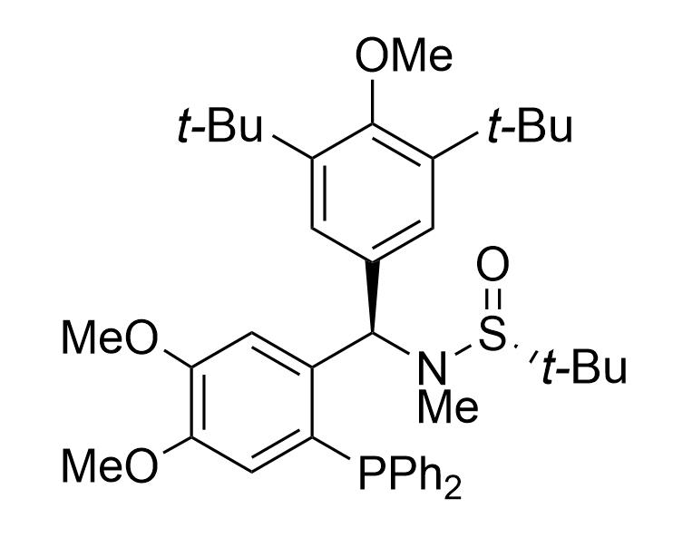 S(R)]-N-[(R)-[3,5-雙叔丁基-4-甲氧基苯基][2-(二苯基膦)-4,5二甲氧基苯基]-N-甲基-2-叔丁基亞磺酰胺,S(R)]-N-[(R)-(3,5-Di-tert-butyl-4-methoxyphenyl)[2-(diphenylphosphino)-4,5-dimethoxyphenyl]-N,2-dimethyl-2-propanesulfinamide