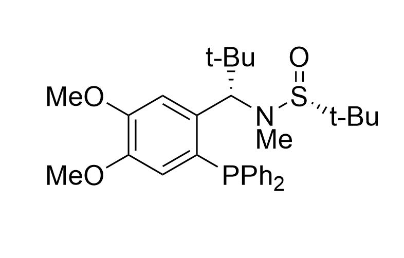 S(R)]-N-[(S)-[2-(二苯基膦)-4,5-二甲氧基苯基]叔丁基甲基]-N-甲基-2-叔丁基亞磺酰胺,S(R)]-N-[(S)-[2-(Diphenylphosphino)-4,5-dimethoxyphenyl)]-2,2-dimethylpropyl]-N,2-dimethyl-2-propanesulfinamide