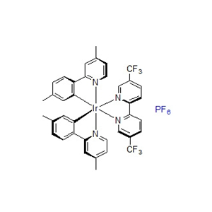 2828433-59-4；二[2-对甲苯基-4-甲基吡啶][5,5'-二(三氟甲基)-2,2'-联吡啶]铱(III)六氟磷酸盐