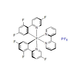 2517366-62-8；二[2-(2,4-二氟苯基)-5-氟吡啶][ 2,2'-聯(lián)吡啶]銥(III)六氟磷酸鹽