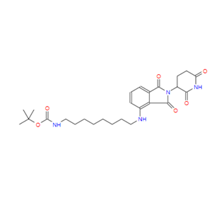 沙利度胺-NH-C8-NH-BOC,tert-butyl (8-((2-(2,6-dioxopiperidin-3-yl)-1,3-dioxoisoindolin-4-yl)amino)octyl)carbamate