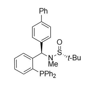 S(R)]-N-[(R)-1-[2-(二苯基膦)苯基]-(1,1'-联苯)甲基]-N-甲基-2-叔丁基亚磺酰胺