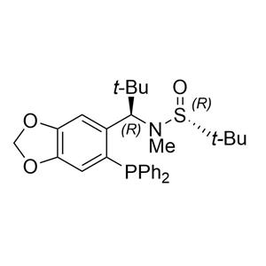 S(R)]-N-[(R)-[6-(二苯基膦)苯并[d][1,3]-二氧戊环-5基]-1-苯基甲基]-N-甲基-2-叔丁基亚磺酰胺