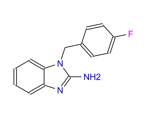 1-(4-氟苯基甲基)-2-氨基苯并咪唑,1-(4-fluorobenzyl)-1H-benzimidazol-2-amine