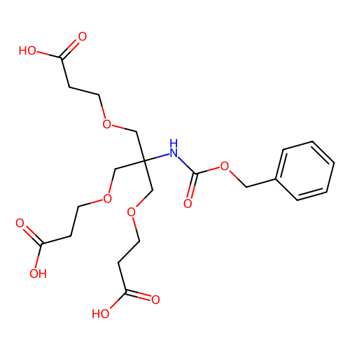3-(2-(苄氧基)羰基]氨基}-3-(2-羧基乙氧基)-2-[(2-羧基乙氧基)甲基]丙氧基)丙酸,3-(2-{[(benzyloxy)carbonyl]amino}-3-(2-carboxyethoxy)-2-[(2-carboxyethoxy)methyl]propoxy)propanoic acid