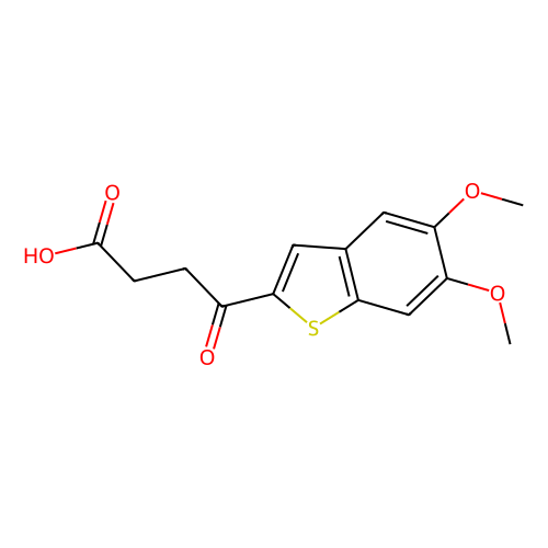 4-(5,6-二甲氧基-1-苯并噻吩-2-基)-4-氧代丁酸,4-(5,6-dimethoxy-1-benzothiophen-2-yl)-4-oxobut