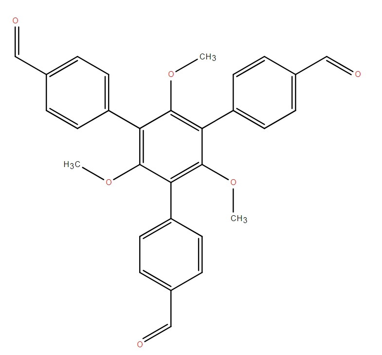 1,3,5-trimethoxy-2,4,6-tris(4-formyl-phenyl)benzene,1,3,5-trimethoxy-2,4,6-tris(4-formyl-phenyl)benzene