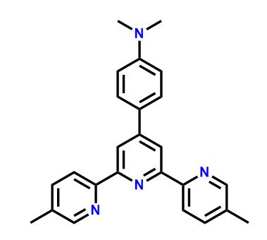 4-(5,5''-二甲基-[2,2':6',2''-三聯(lián)吡啶]-4'-基)-N,N-二甲基苯胺,4-(5,5''-Dimethyl-[2,2':6',2''-terpyridin]-4'-yl)-N,N-dimethylaniline