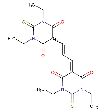 双(1,3-二乙基硫代巴比妥酸)三次甲基氧杂菁,DiSBAC2(3); Bis-(1,3-diethylthiobarbituricacid)trimethineoxonol