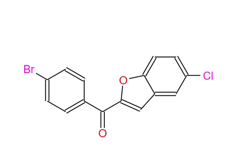 (4-溴苯基)(5-氯苯并呋喃-2-基)甲酮,(4-bromophenyl)(5-chlorobenzofuran-2-yl)methanone