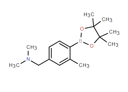 Benzenemethanamine, N,N,3-trimethyl-4-(4,4,5,5-tetramethyl-1,3,2-dioxaborolan-2-yl)-,Benzenemethanamine, N,N,3-trimethyl-4-(4,4,5,5-tetramethyl-1,3,2-dioxaborolan-2-yl)-