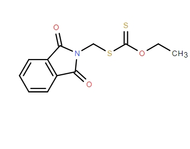 鄰苯二甲酰亞氨基甲基黃原酸酯,Carbonodithioic acid, S-[(1,3-dihydro-1,3-dioxo-2H-isoindol-2-yl)methyl] O-ethyl ester