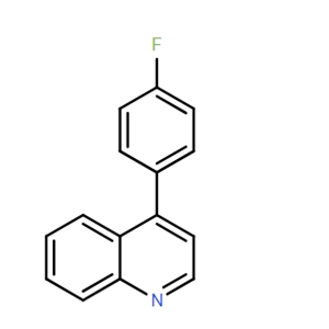 4-(4-氟苯基)喹啉,4-(4-Fluorophenyl)quinoline