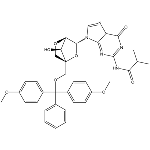 N-(9-[(1R,3R,4R,7S)-1-[(双(4-甲氧基苯基)(苯基)甲氧基)甲基]-7-羟基-2,5-二氧杂双环[2.2.1]庚烷-3-基]-6-氧代-6,9-二氢-1H-嘌呤-2-基)-2-甲基丙酰胺