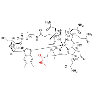 氰鈷胺雜質(zhì)G；B12雜質(zhì)G；50-甲基氰鈷胺