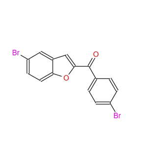 (5-溴苯并呋喃-2-基)(4-溴苯基)甲酮,5-Bromo-2-(4-bromobenzoyl)benzofuran