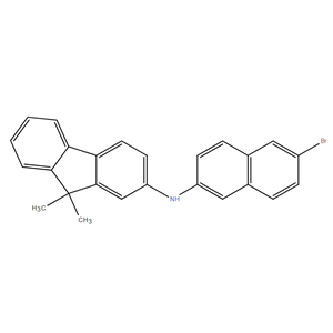 N-(6-bromonaphthalen-2-yl)-9,9-dimethylfluoren-2-amine,N-(6-bromonaphthalen-2-yl)-9,9-dimethylfluoren-2-amine