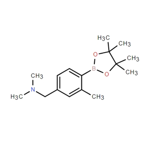 Benzenemethanamine, N,N,3-trimethyl-4-(4,4,5,5-tetramethyl-1,3,2-dioxaborolan-2-yl)-,Benzenemethanamine, N,N,3-trimethyl-4-(4,4,5,5-tetramethyl-1,3,2-dioxaborolan-2-yl)-