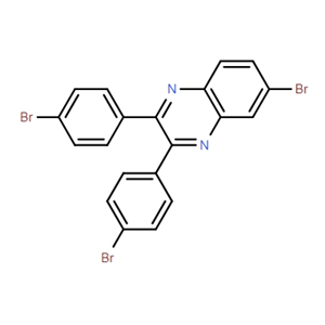 6-bromo-2,3-bis(4-bromophenyl)quinoxaline,6-bromo-2,3-bis(4-bromophenyl)quinoxaline