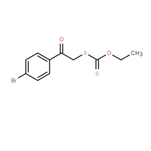 Carbonodithioic acid, S-[2-(4-bromophenyl)-2-oxoethyl] O-ethyl ester