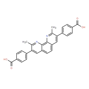 Benzoic acid, 4,4'-(2,9-dimethyl-1,10-phenanthroline-3,8-diyl)bis-