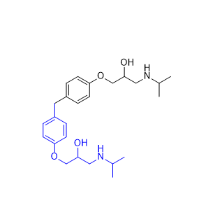 比索洛爾雜質(zhì)03,1-[4-[4-(2-hydroxy-3-isopropylamino-propoxy)- benzyl]phenoxy]-3-isopropylaminopropan-2-ol