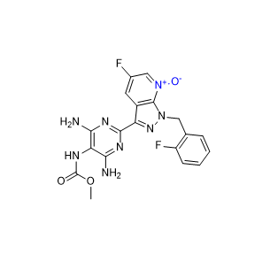 維利西呱雜質(zhì)09,3-(4,6-diamino-5-((methoxycarbonyl)amino)pyrimidin-2-yl)-5-fluoro-1-(2-fluorobenzyl)-1H-pyrazolo[3,4-b]pyridine 7-oxide