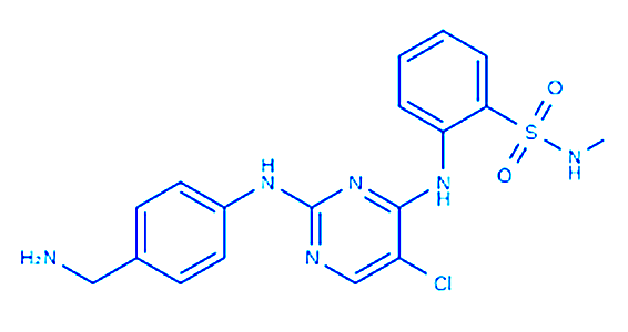 2-[[2-[[4-(氨甲基)苯基]氨基]-5-氯-4-嘧啶基]氨基]-N-甲基苯磺酰胺,2-[[2-[[4-(Aminomethyl)phenyl]amino]-5-chloro-4-pyrimidinyl]amino]-N-methylbenzenesulfonamide