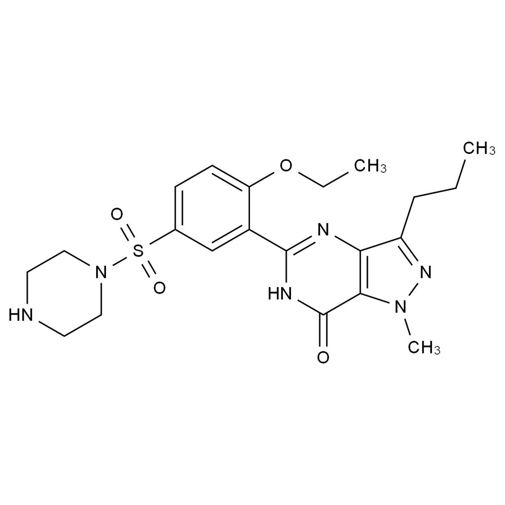 西地那非EP雜質(zhì)F(N-去甲基西地那非),Sildenafil EP Impurity F (N-Desmethyl Sildenafil)