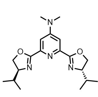 2,6-双[(4S)-4,5-二氢-4-(1-甲基乙基)-2-唑基]-N,N-二甲基-4-吡啶胺,2,6-bis((S)-4-isopropyl-4,5-dihydrooxazol-2-yl)-N,N-dimethylpyridin-4-amine