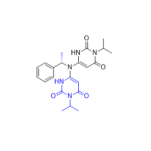 玛伐凯泰杂质04,(S)-6,6'-((1-phenylethyl)azanediyl)bis(3-isopropylpyrimidine-2,4(1H,3H)-dione)