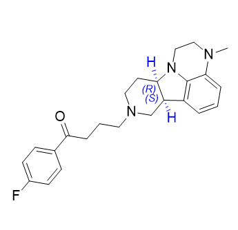 盧美哌隆雜質(zhì)08,1-(4-fluorophenyl)-4-((6bS,10aR)-3-methyl-2,3,6b,9,10,10a-hexahydro-1H-pyrido[3',4':4,5]pyrrolo[1,2,3-de]quinoxalin-8(7H)-yl)butan-1-one