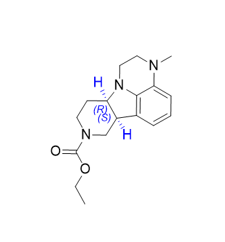 盧美哌隆雜質(zhì)12,ethyl (6bS,10aR)-3-methyl-2,3,6b,9,10,10a-hexahydro-1H-pyrido[3',4':4,5]pyrrolo[1,2,3-de]quinoxaline-8(7H)-carboxylate