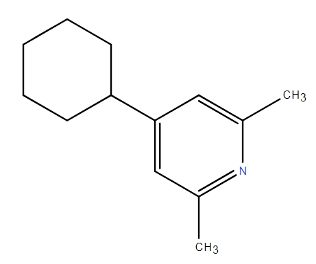 Pyridine, 4-cyclohexyl-2,6-dimethyl-,Pyridine, 4-cyclohexyl-2,6-dimethyl-