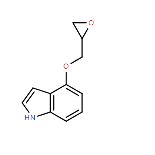 4-(环氧乙基甲氧基)吲哚,4-(oxiranylmethoxy)-1H-indole